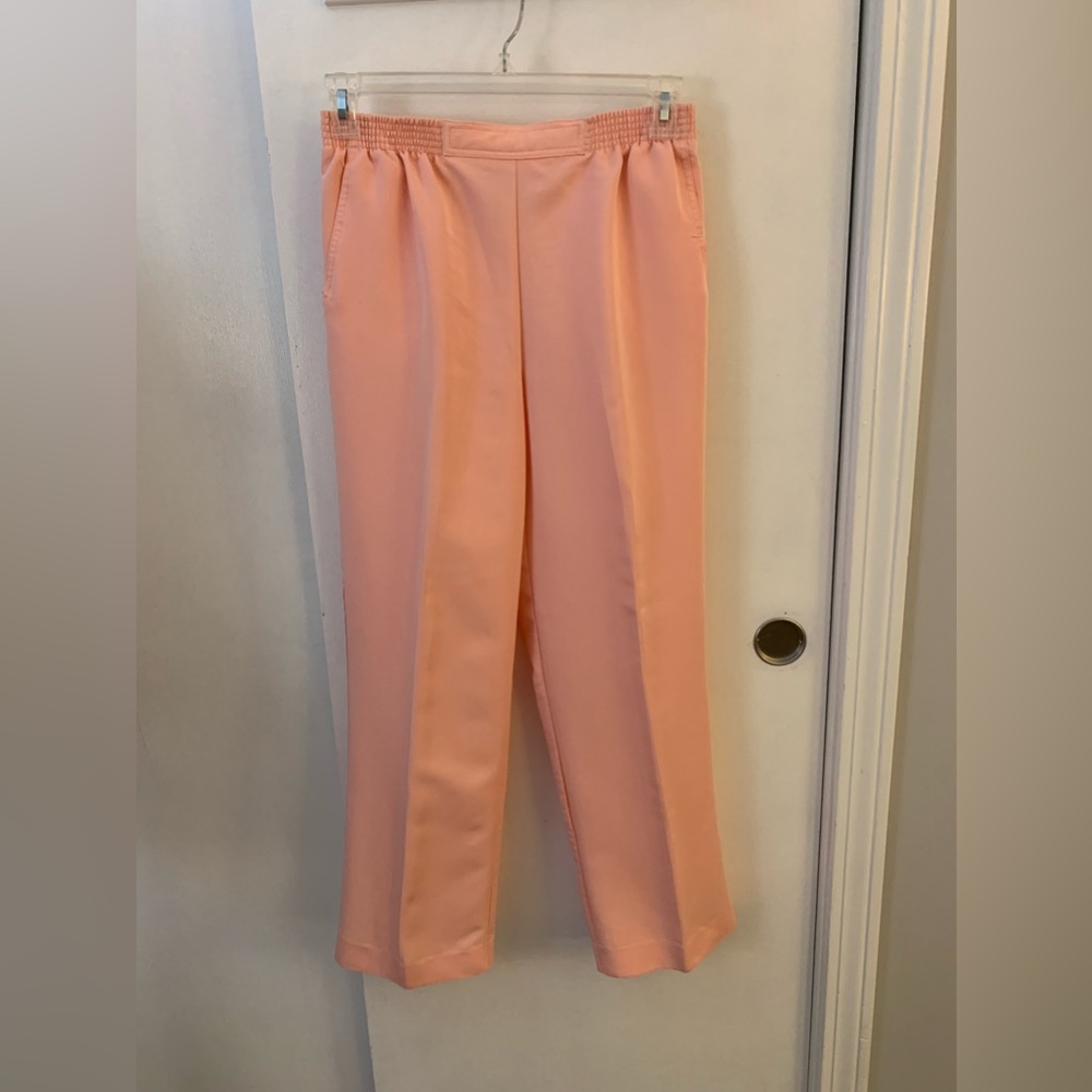 Alfred Dunner peach pants 10P EUC